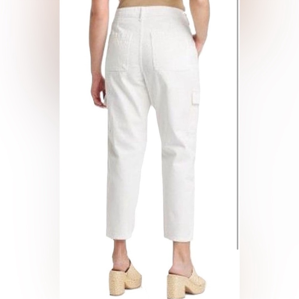 ⚡️ Universal Thread White Boyfriend Cropped Jeans Size 14 - Picture 2 of 4